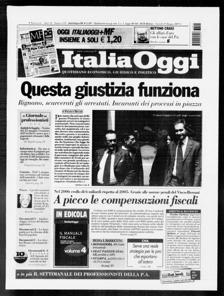 Italia oggi : quotidiano di economia finanza e politica